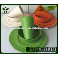 biodegradable items bamboo fiber dinner set